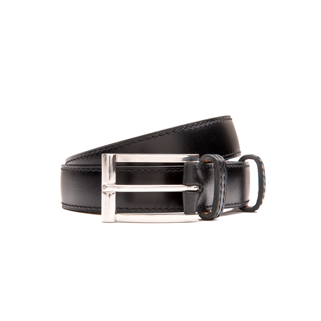 Demi-Jonc Belt[Black boxcalf]