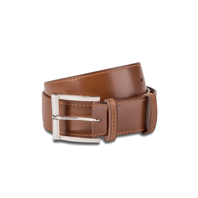 Demi-Jonc Belt[Brown boxcalf]