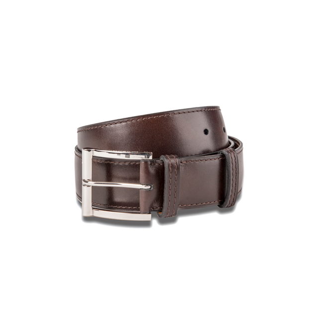 Demi-Jonc Belt[Dark brown patina finish calfskin]