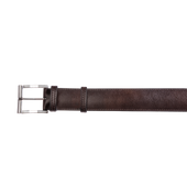Demi-Jonc Belt[Dark brown patina finish calfskin]