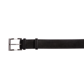 Demi-Jonc Belt[Black suede calfskin]