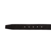 Demi-Jonc Belt[Black suede calfskin]