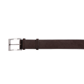 Demi-Jonc Belt[Brown suede calfskin]