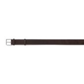 Signature Belt [Dark brown suede calfskin]