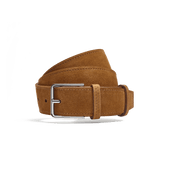 Signature Belt [Beachnut suede calfskin]