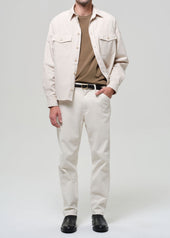 Carpenter Trouser Cashmere Touch in Plaster