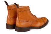 7046 Men S Derby Toecap Brogue Boot Gold Mc