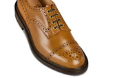 7047 - Men's Derby ToeCap Brogue - Chestnut Windsor Bonaudo