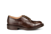 7047 - Men's Derby ToeCap Brogue - Dark Brown Windsor Bonaudo