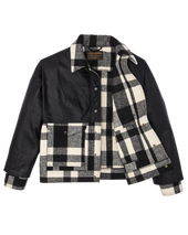 Mackinaw Wool Caped Jacket Plaid