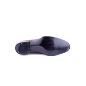Three Eyelet Swan Neck Derby In Calf Leather