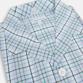 And Green Multi Check Pyjama Shirt