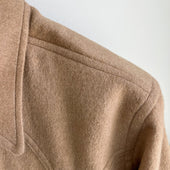 Deadstock Wool Cashmere Sawtooth Western Shirt