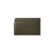 Double You Card Holder [Green fulled calfskin]