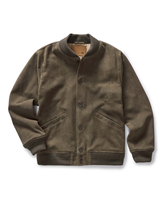 The Bomber Jacket In Army Suede