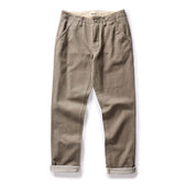 The Morse Pant In Smoked Herringbone