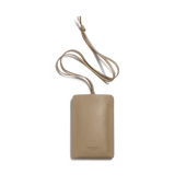 Double You Phone Holder [Beige fulled calfskin]