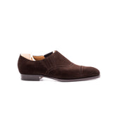Lazy Man With Straight Toe Box Brogued