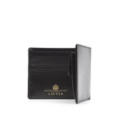 Four credit card wallet with coin purse – Ebony Black