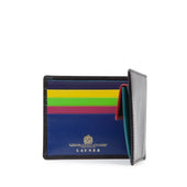 Four credit card wallet with coin purse – Multi-colour