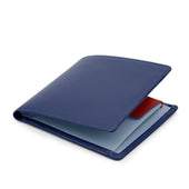Four credit card wallet with coin purse – Royal Blue / Cloud Blue / Scarlet
