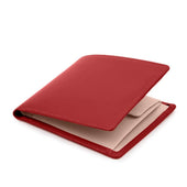 Four credit card wallet with coin purse – Scarlet / Powder Pink