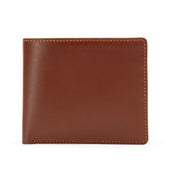 Four credit card wallet with coin purse – Tan / Cuban Brown / Bronte Yellow