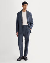 Tropical Wool Blazer | Heathered Navy