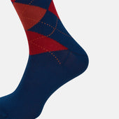 Check Mid Length Socks