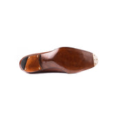 Slightly Rounded Wingtip Oxford In Mid Russian Calf