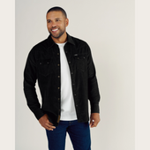 Men's Long Sleeve Texas Weight Corduroy Pearl Snap
