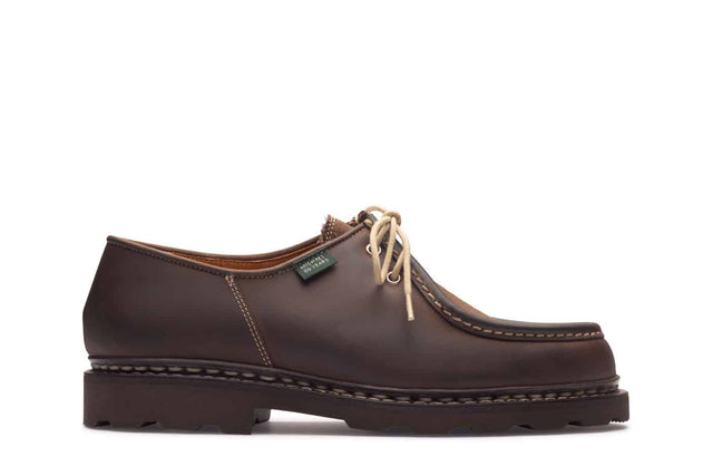 MICHAEL 1950/MARCHE MARRON-NUB GRINGO/TOILE EBENE