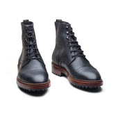 Dixon Cap Toe Derby Boot Pullup Hand Welted Stout Boots