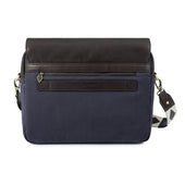 Entregar Messenger Bag Leather And Navy Canvas