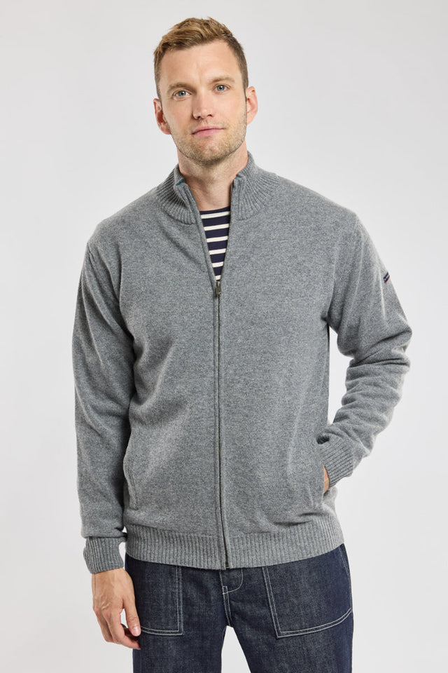 Gilet zippé - lambswool