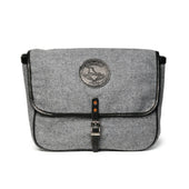 Mailman Bag Grey Heather Wool Yuketen