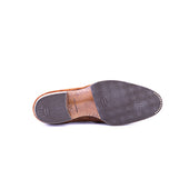 Chukka Boots With French Norwegian Apron In Tabacho Suede Leather