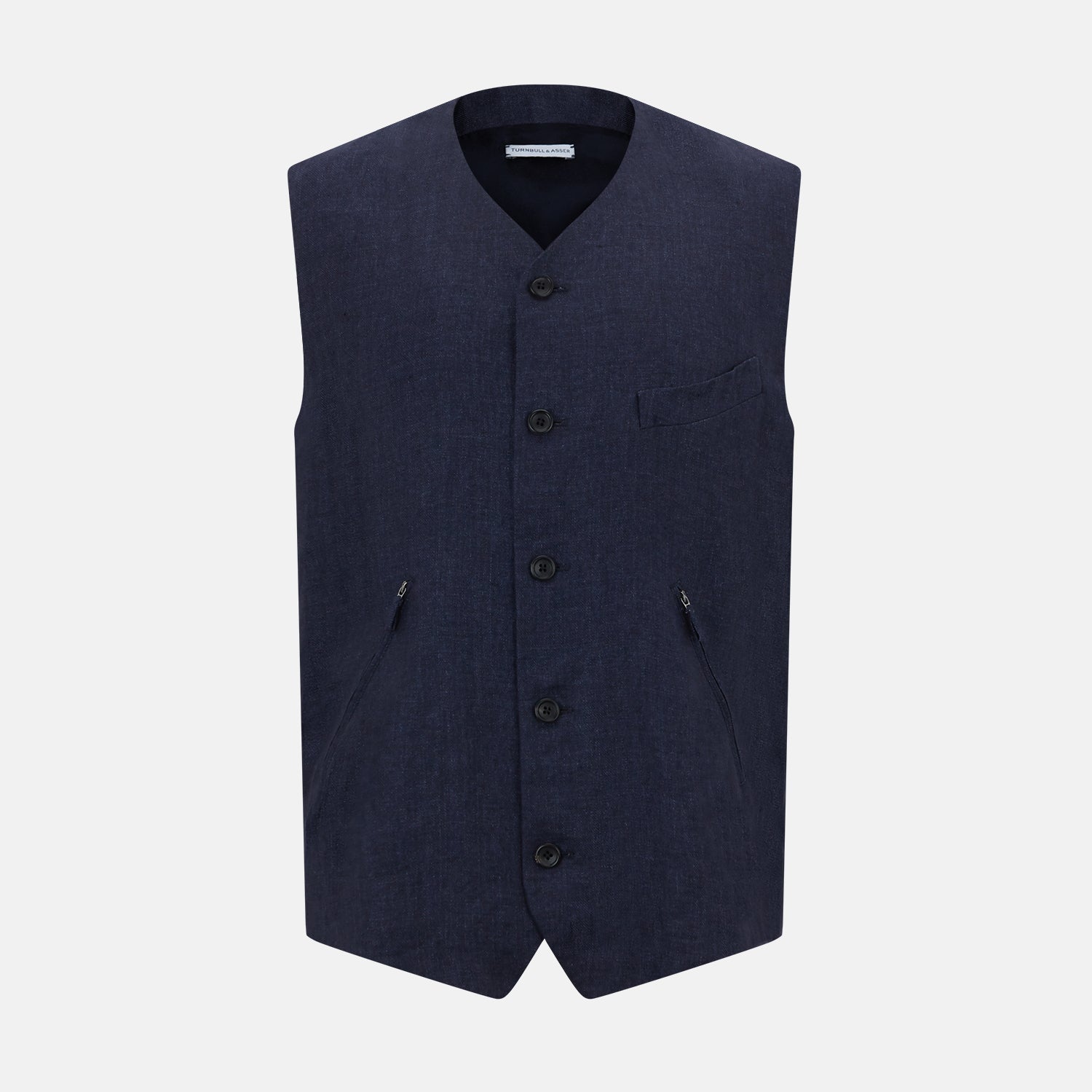 Linen Twill Waistcoat