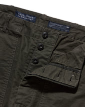 Fatigue Pants Lot 025 Ash Black Backsatin