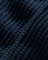 The Waffle Sock in Dark Navy