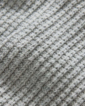 The Waffle Sock In Heather Grey