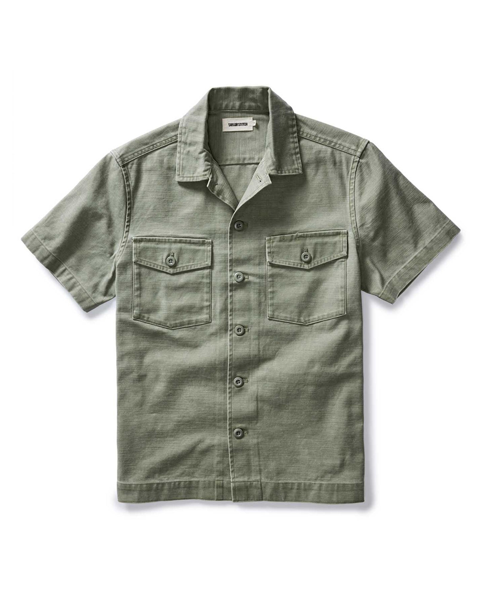 The Short Sleeve Surplus Shirt In Field Reverse Sateen