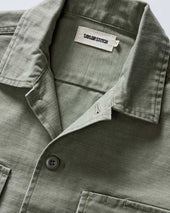 The Short Sleeve Surplus Shirt In Field Reverse Sateen