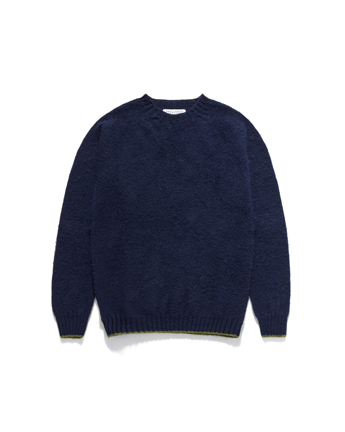 SHAGGY DOG CREWNECK SWEATER / NEW NAVY