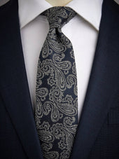 Grey Tie Paisley