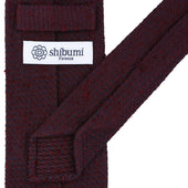 Plain Shantung Grossa Grenadine Silk Tie