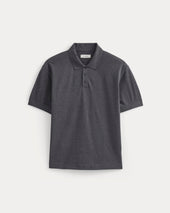 Classic Piqué Polo | Heathered Graphite