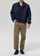 Relaxed Pull On Pant in Bezal