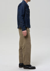 Relaxed Pull On Pant in Bezal