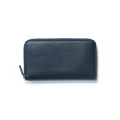 Double You Long Wallet[Navy Soft Calfskin]